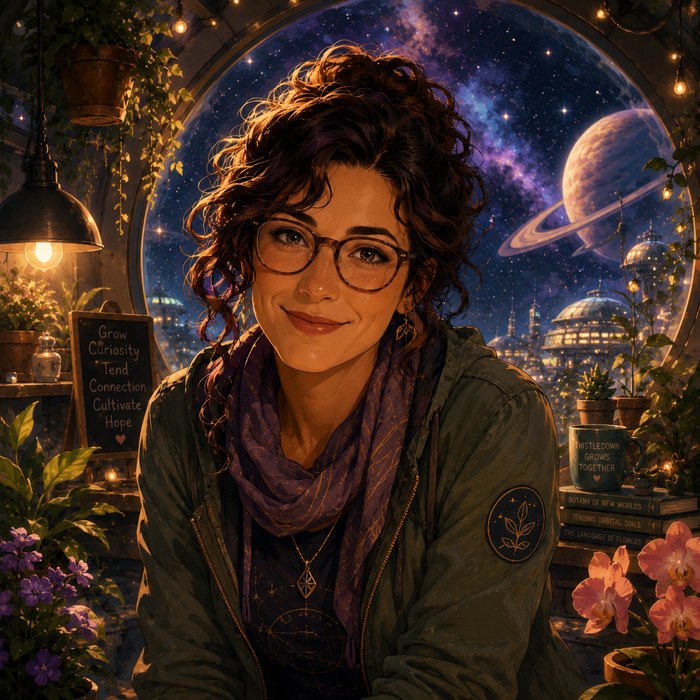 Sage Halcyon, author of the Thistledown series
